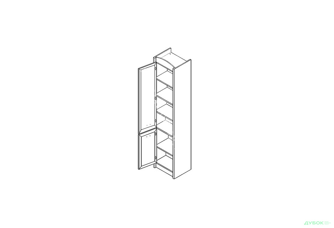 Зображення 2 - Пенал REG2DL Салерно Нові направляючі Гербор