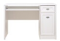 Стіл письмовий Гербор Салерно 120x65 см з тумбою, шухлядою і полицею, білий - Зображення 1 Зображення 1 - Стіл письмовий Гербор Салерно 120x65 см з тумбою, шухлядою і полицею, білий