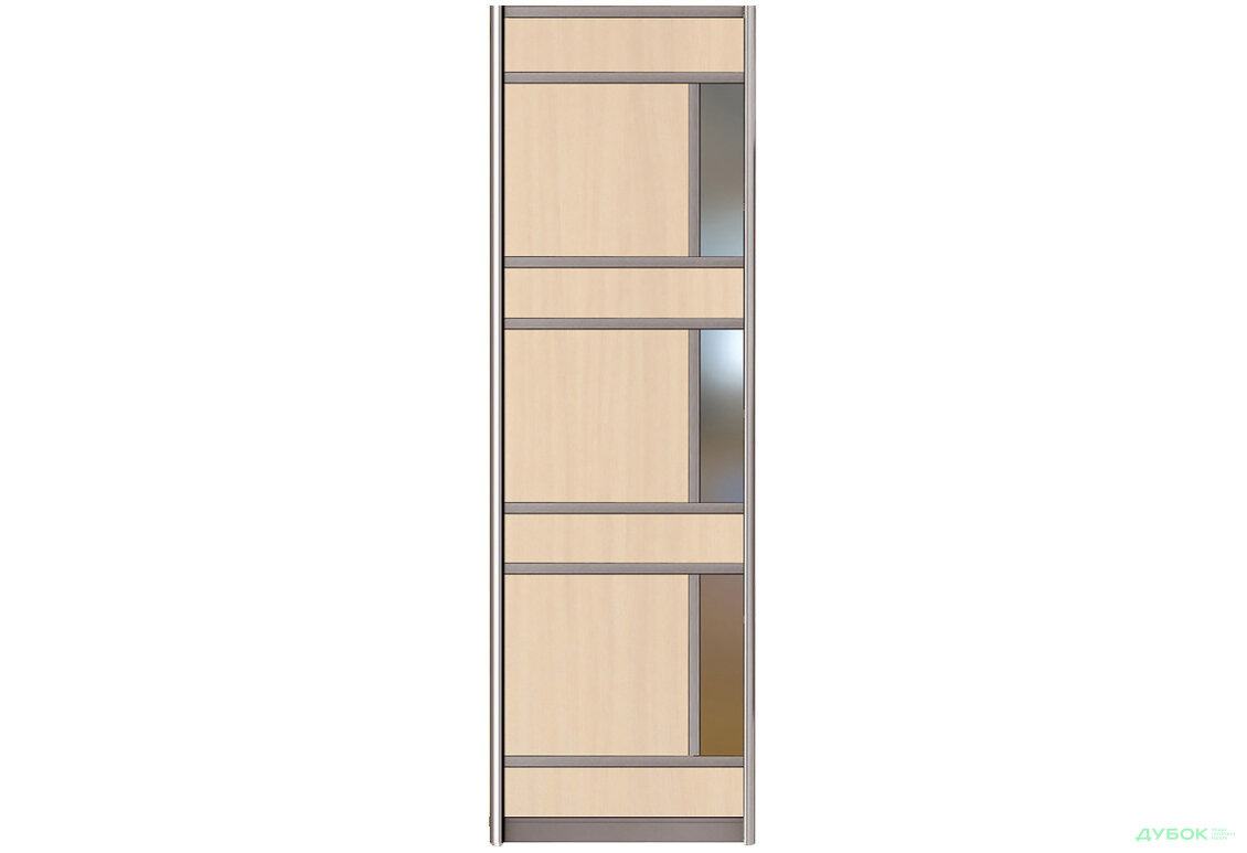 Изображение 4 - Фасад Комби №10 P ДСП с зеркалом 560 Шкаф-купе 2D 1200