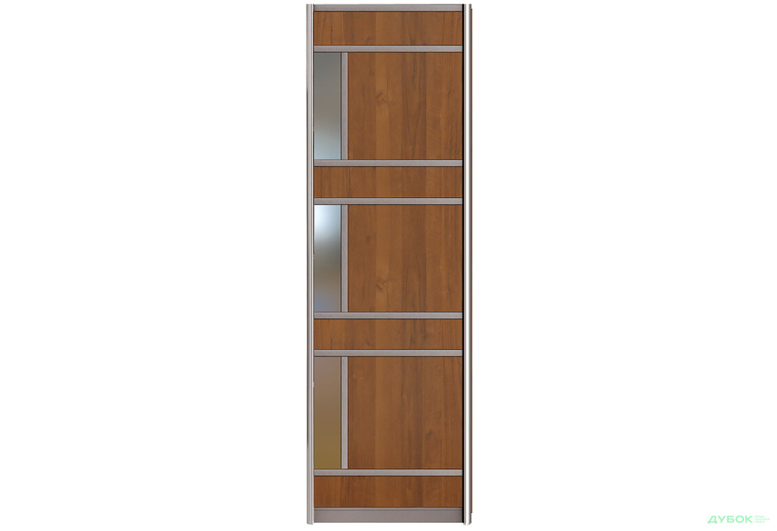 Фасад Комбі №10 P ДСП з дзеркалом 410 Шафа-купе 2D 900 MebelStar