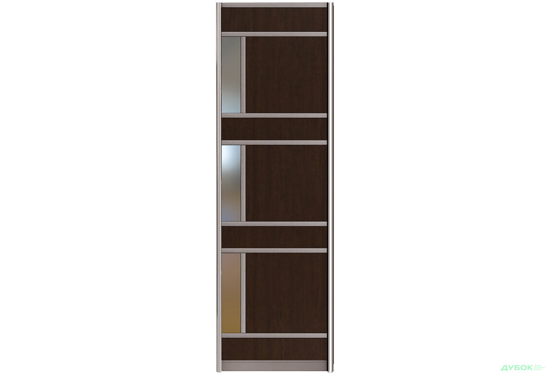 Изображение 7 - Фасад Комби №10 L ДСП с зеркалом 740 Шкаф-купе 3D 2300