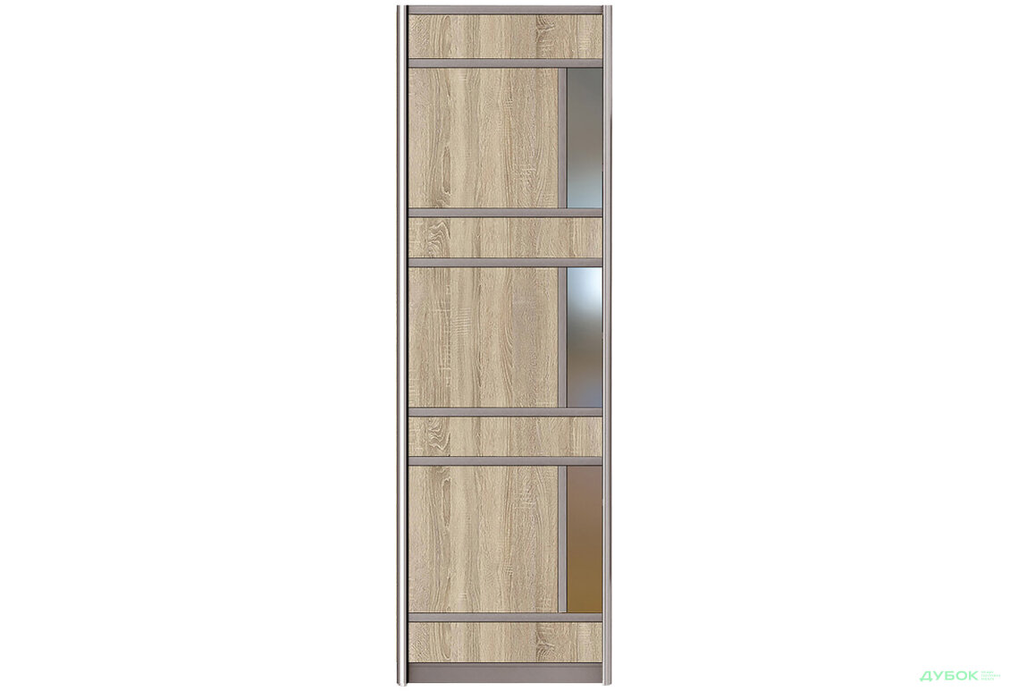 Изображение 5 - Фасад Комби №10 P ДСП с зеркалом 870 Шкаф-купе 3D 2700