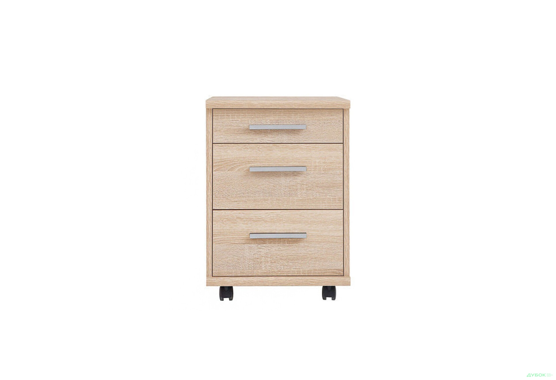 Тумба Gerbor холдинг Офис-Лайн KON на колесиках с 3 ящиками 40 см Дуб сонома - Изображение 1 Изображение 1 - Тумба Gerbor холдинг Офис-Лайн KON на колесиках с 3 ящиками 40 см Дуб сонома