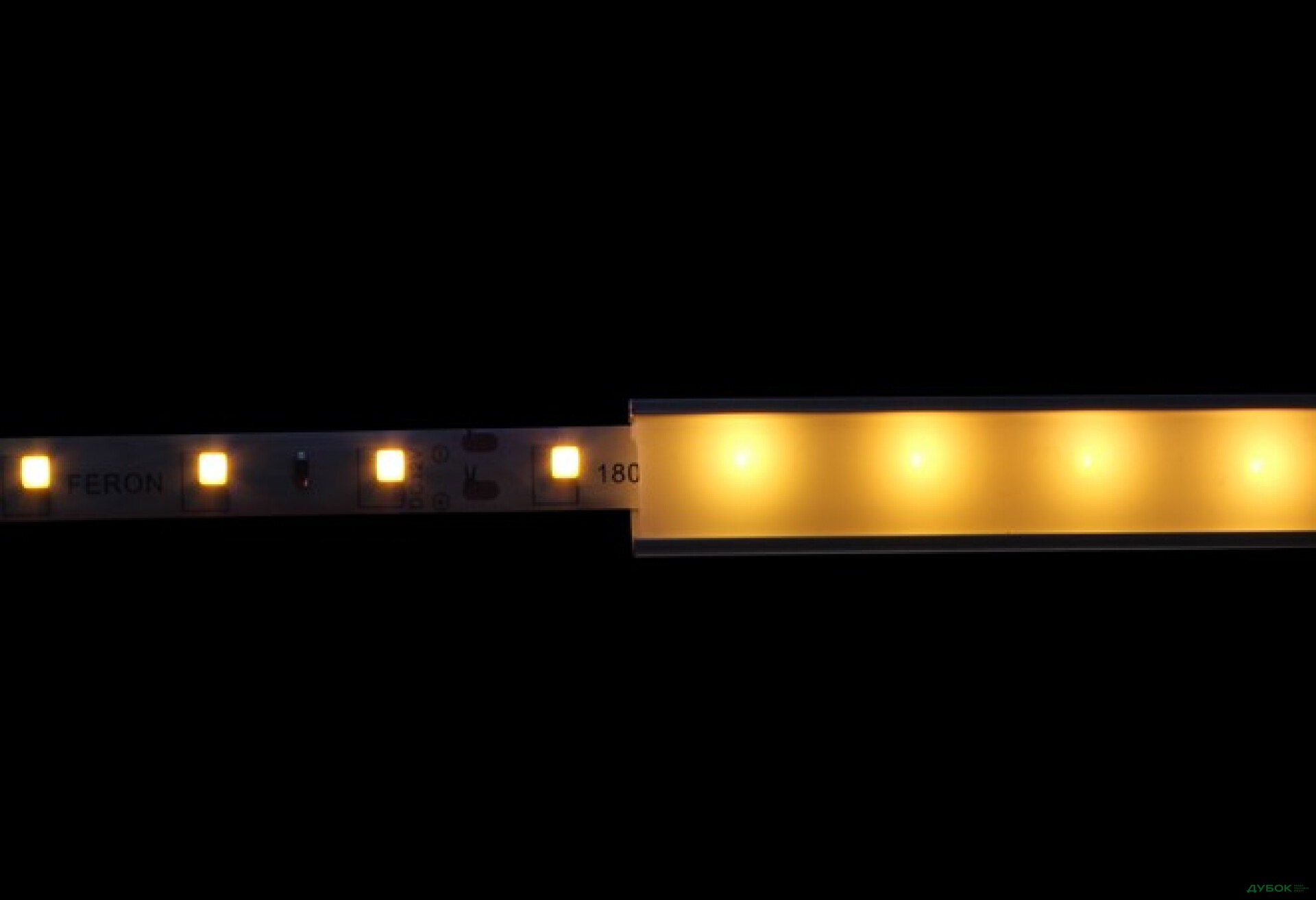 Фото 3 - Лента LS603 12V IP20, белый теплый, открытая Led-подсветки для кухни Ферон