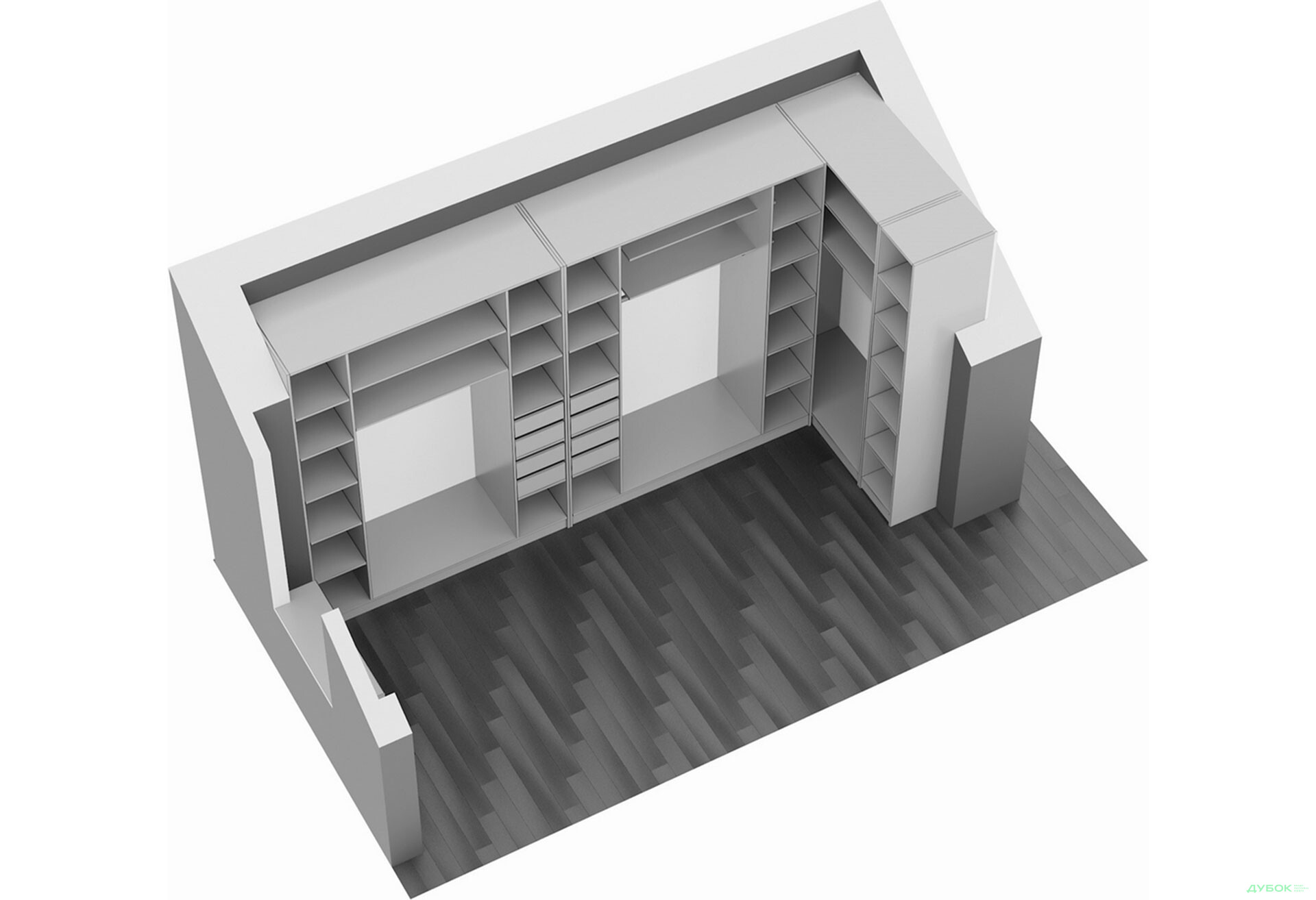 Гардеробна система MebelStar - Зображення 2 Зображення 2 - Гардеробна система MebelStar