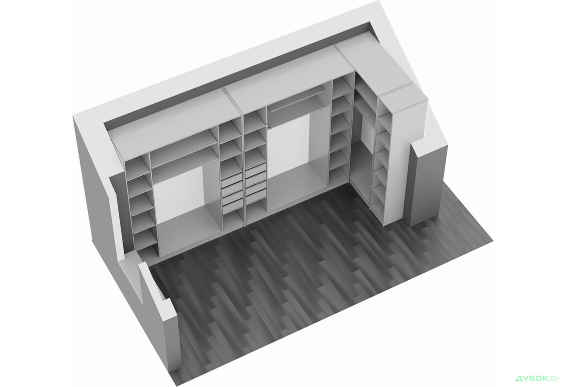 Гардеробна система MebelStar - Зображення 2 Зображення 2 - Гардеробна система MebelStar