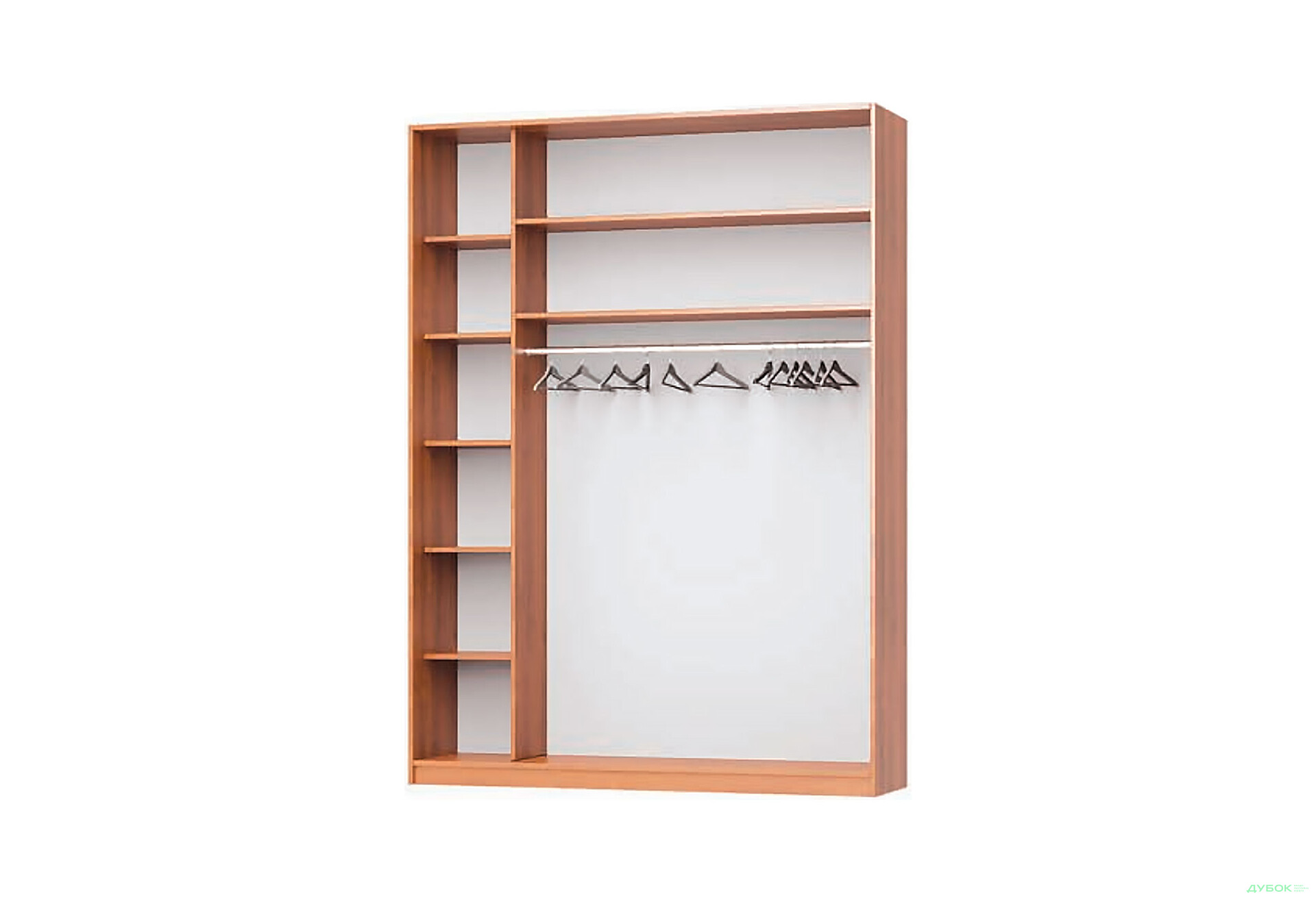 Стелаж Уні 1800 Гардеробна система MebelStar MebelStar - Зображення 1 Зображення 1 - Стелаж Уні 1800 Гардеробна система MebelStar MebelStar