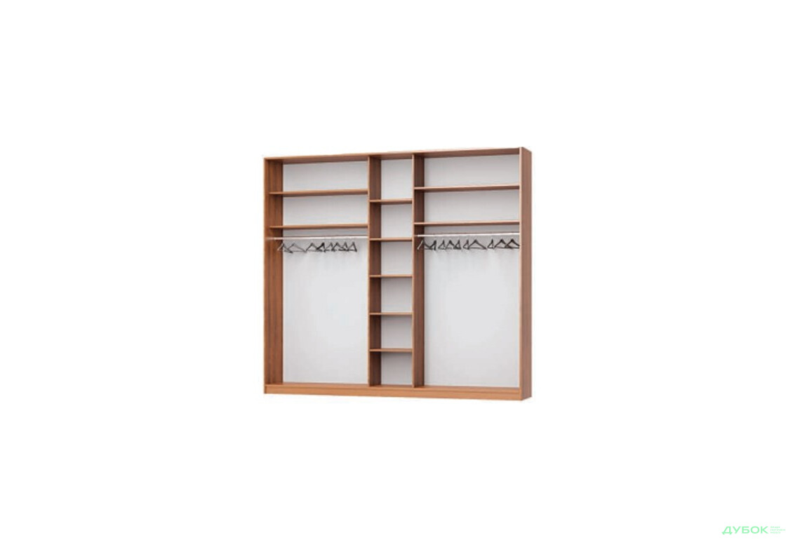 Стелаж Уні 2600 Гардеробна система MebelStar MebelStar - Зображення 1 Зображення 1 - Стелаж Уні 2600 Гардеробна система MebelStar MebelStar