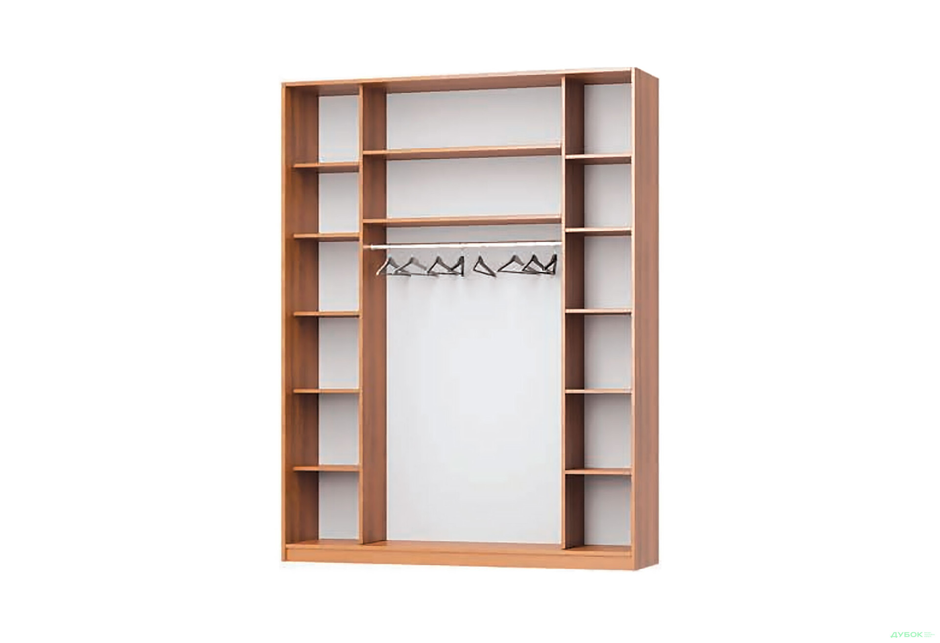 Стелаж Комбо 2300 Гардеробна система MebelStar MebelStar - Зображення 1 Зображення 1 - Стелаж Комбо 2300 Гардеробна система MebelStar MebelStar