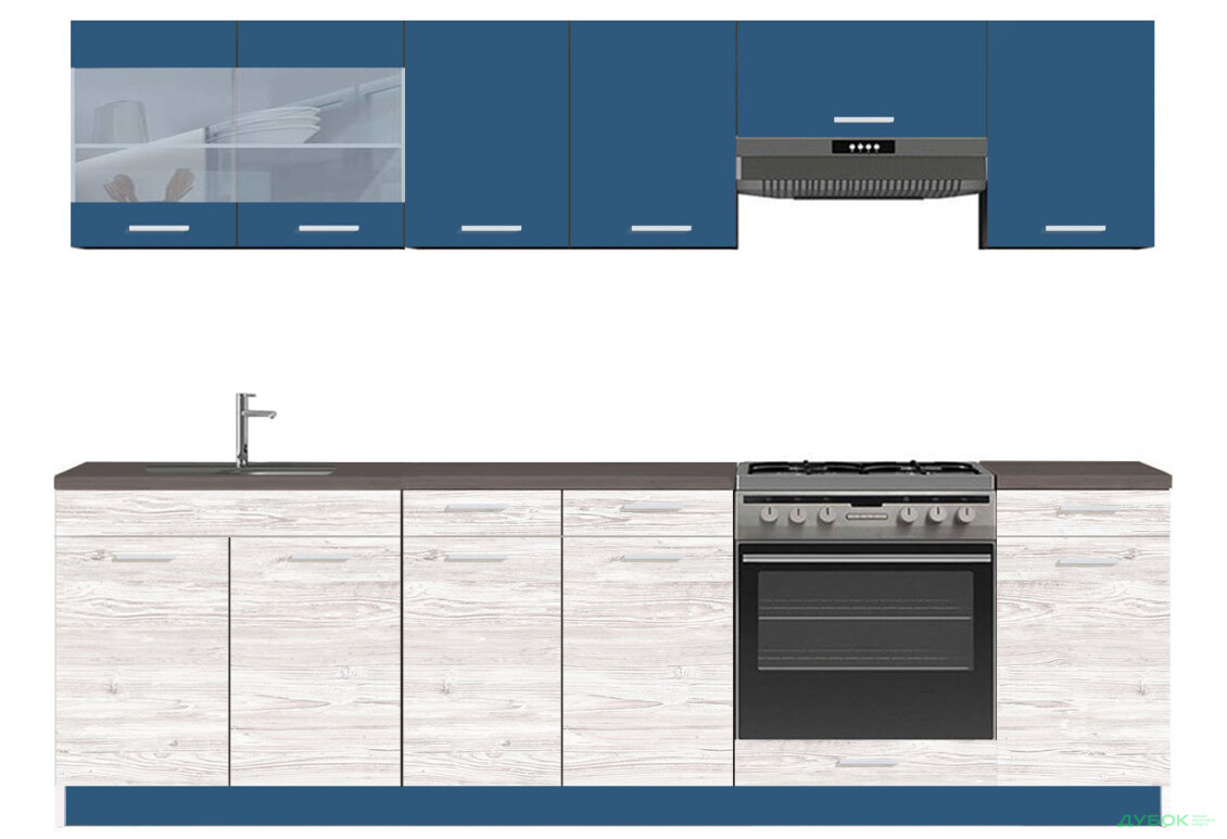 Кухня Марта (цветная) 2.6 Свит Меблив - Изображение 1 Изображение 1 - Кухня Марта (цветная) 2.6 Свит Меблив