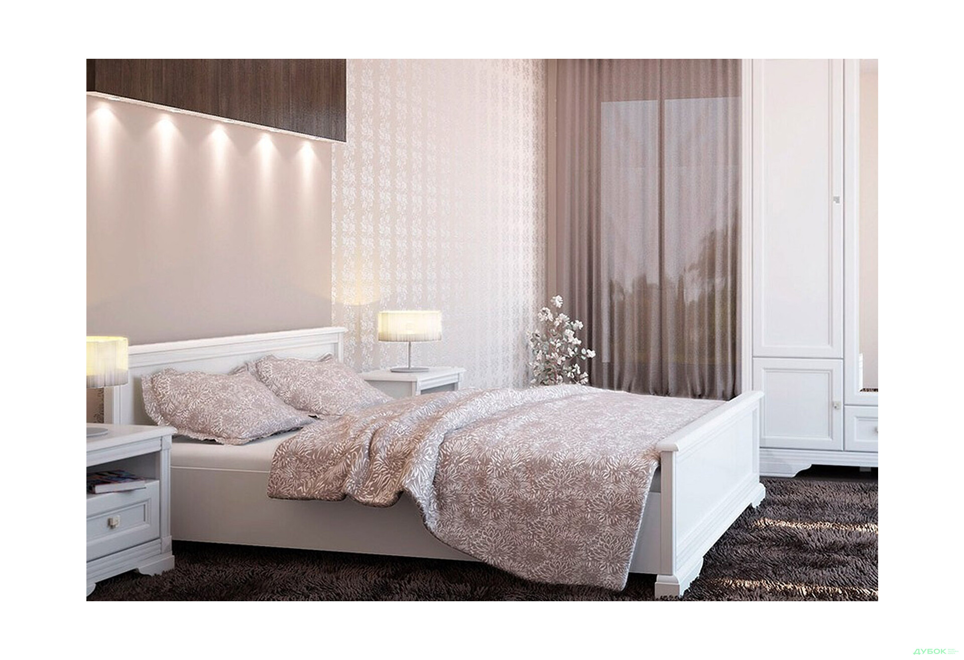 Изображение 2 - Кровать Гербор Клео (без вклада) 160х200 см, белая