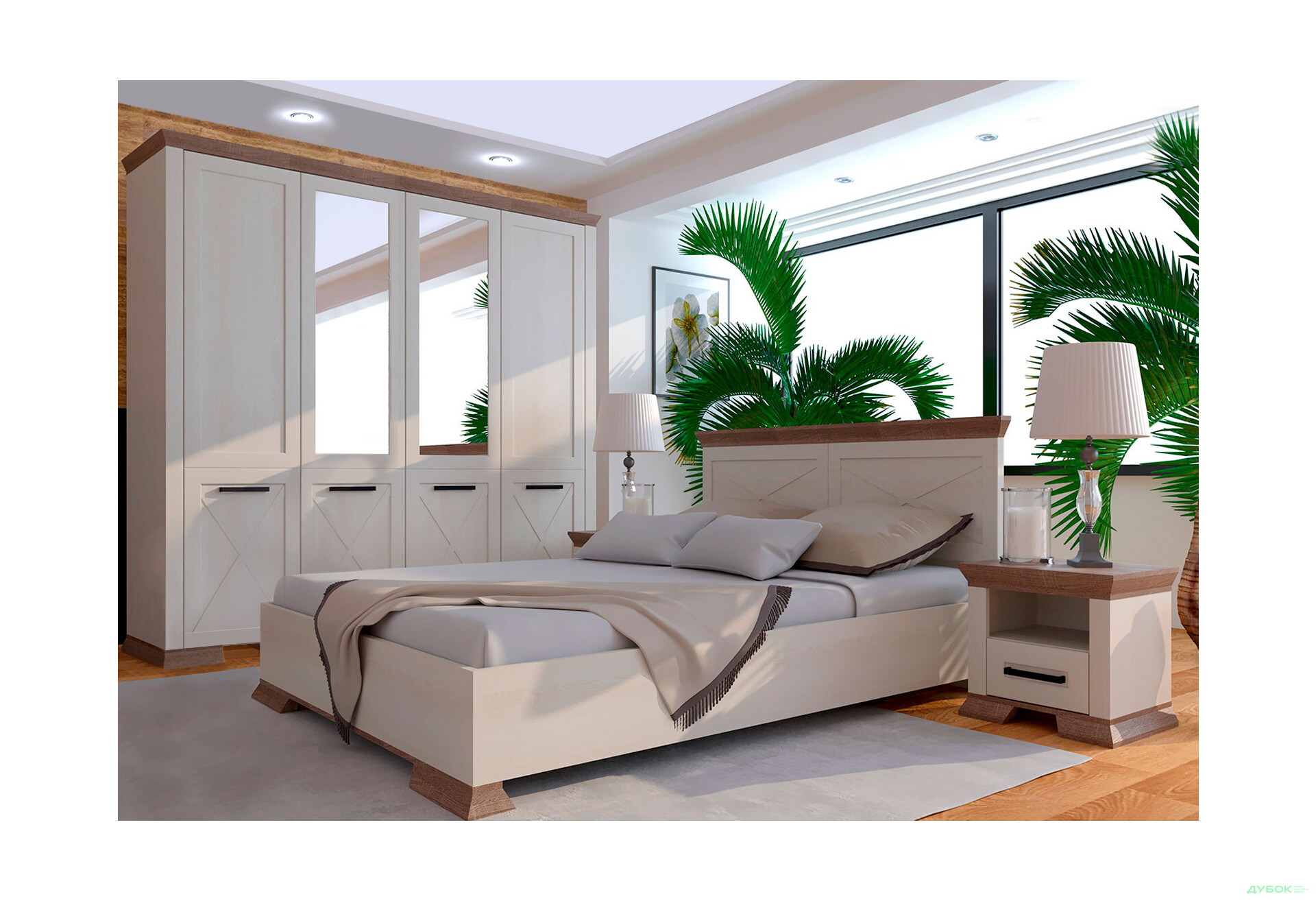 Зображення 1 - Модульна спальня Марсель Нові направляючі Гербор