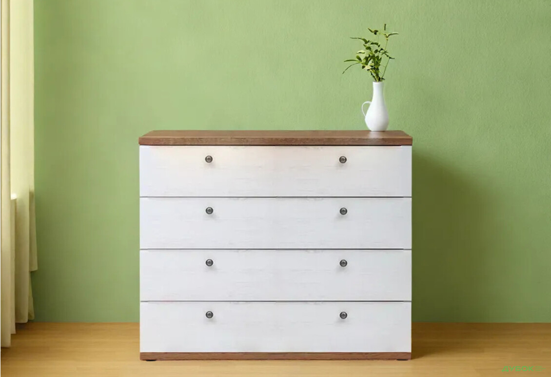 Комод Гербор Тіна з 4 шухлядами 103 см Сосна каньйон - Зображення 2 Зображення 2 - Комод Гербор Тіна з 4 шухлядами 103 см Сосна каньйон