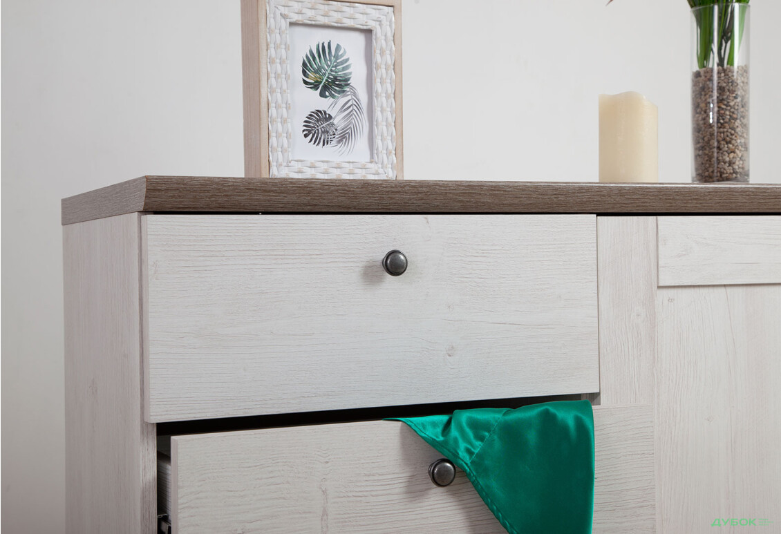 Комод Гербор Тина 1-дверный с 4 ящиками 103 см Сосна каньон - Изображение 6 Изображение 6 - Комод Гербор Тина 1-дверный с 4 ящиками 103 см Сосна каньон