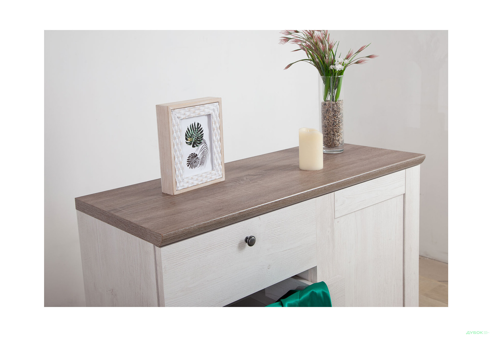 Комод Гербор Тина 1-дверный с 4 ящиками 103 см Сосна каньон - Изображение 5 Изображение 5 - Комод Гербор Тина 1-дверный с 4 ящиками 103 см Сосна каньон