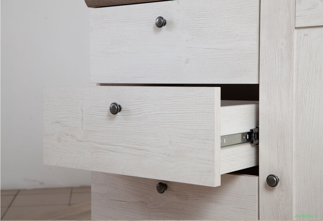 Комод Гербор Тина 1-дверный с 4 ящиками 103 см Сосна каньон - Изображение 7 Изображение 7 - Комод Гербор Тина 1-дверный с 4 ящиками 103 см Сосна каньон