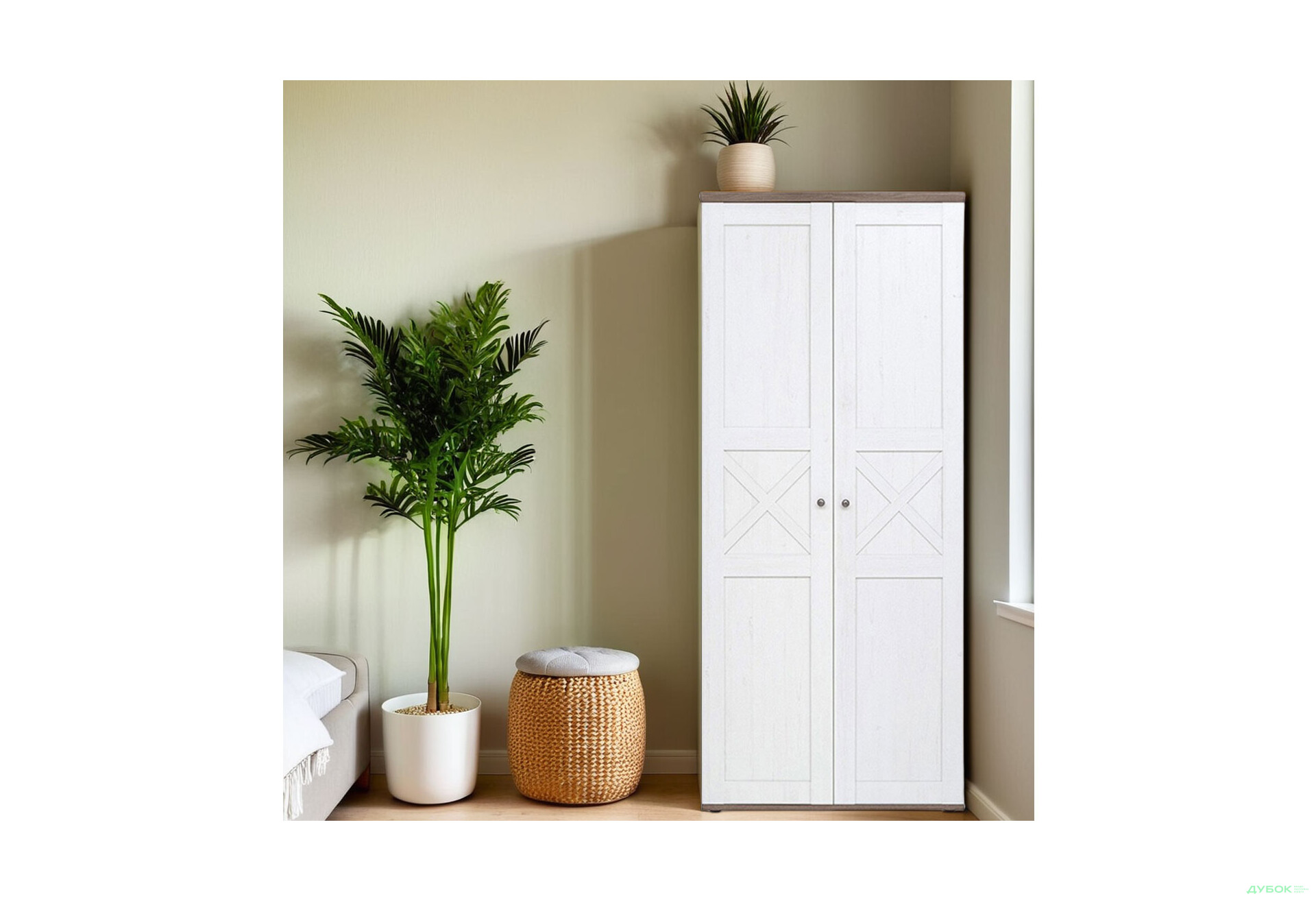 Изображение 3 - Шкаф Gerbor холдинг Тина 2-дверный 97 см Сосна каньон/Дуб сонома трюфель