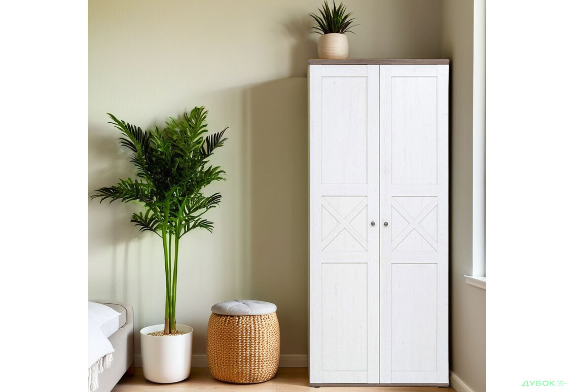 Изображение 3 - Шкаф Gerbor холдинг Тина 2-дверный 97 см Сосна каньон/Дуб сонома трюфель