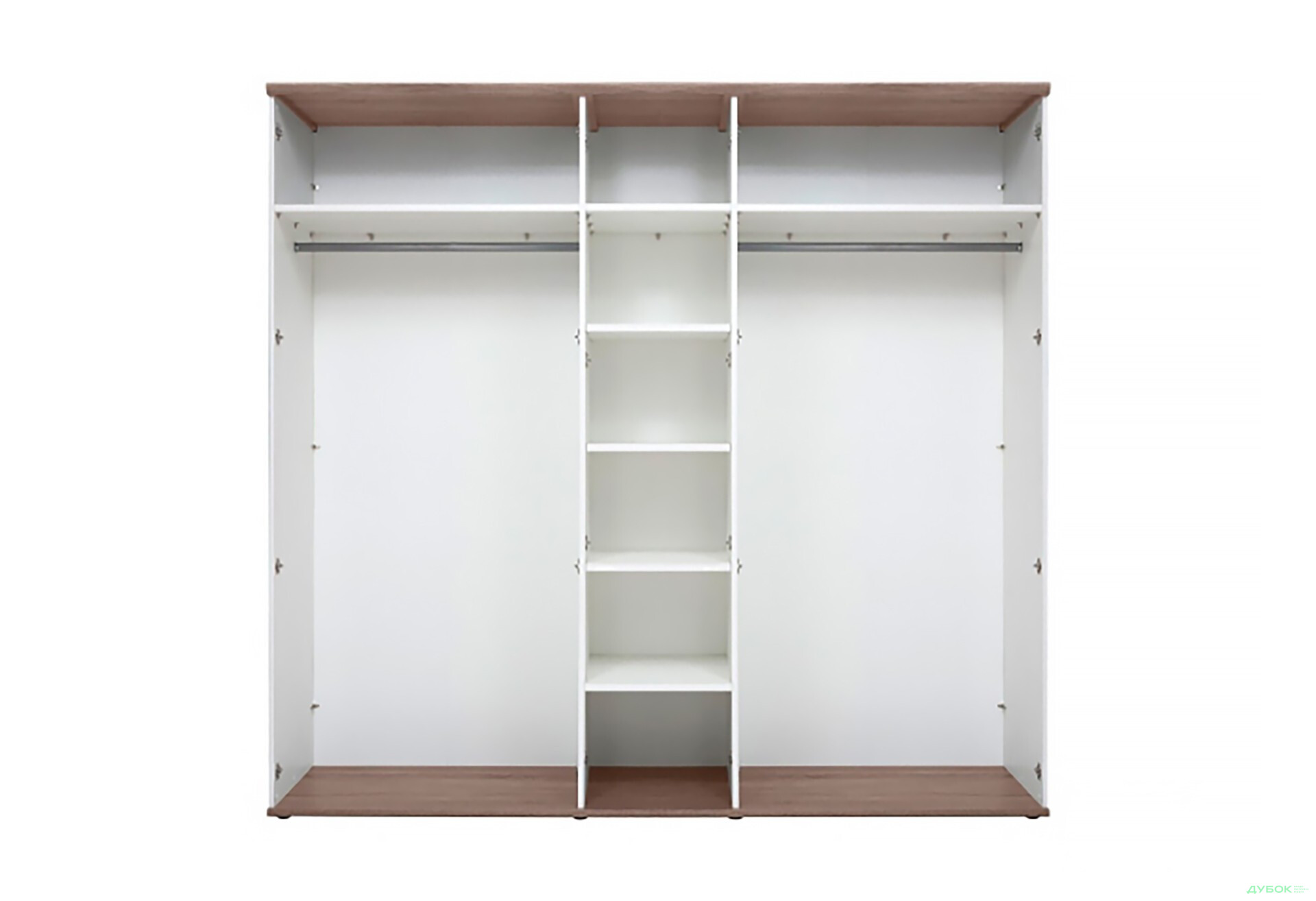 Шафа Гербор Тіна 5-дверна 242 см Сосна каньйон/Дуб сонома трюфель - Зображення 3 Зображення 3 - Шафа Гербор Тіна 5-дверна 242 см Сосна каньйон/Дуб сонома трюфель