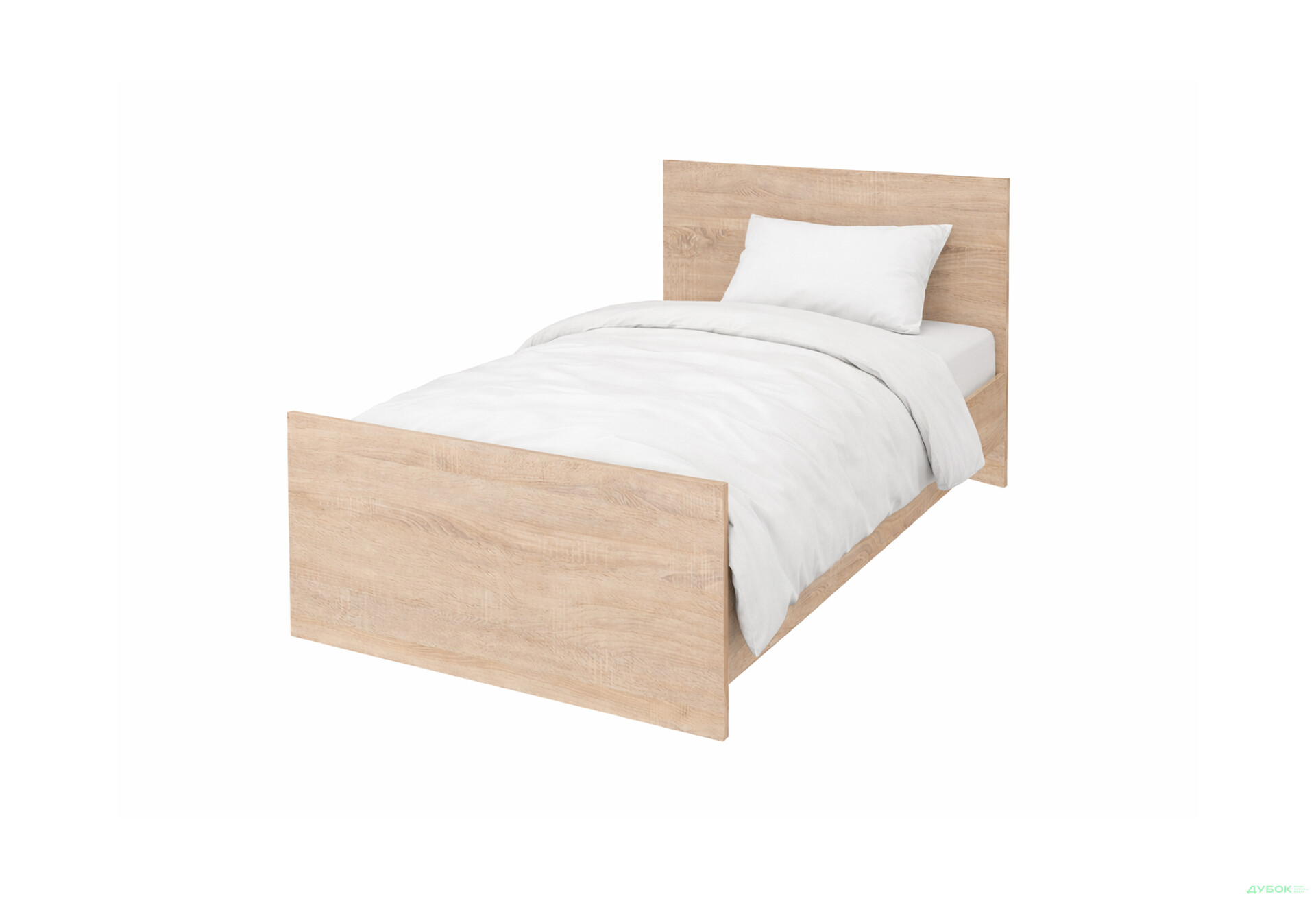 Зображення 1 - Ліжко Гербор Непо (без вкладу) 90х200 см, дуб сонома 