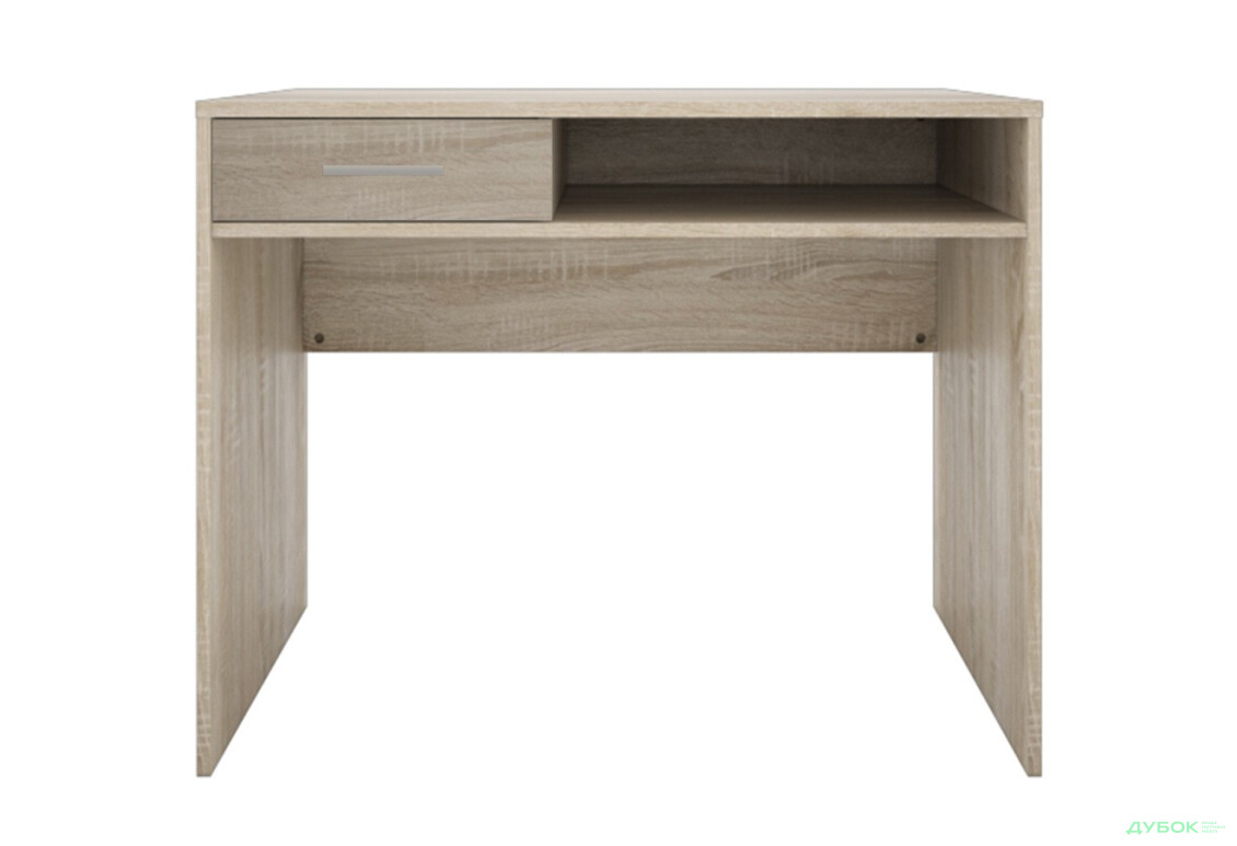 Стіл письмовий Гербор Непо 100x59 см з шухлядою і полицею, дуб сонома - Зображення 1 Зображення 1 - Стіл письмовий Гербор Непо 100x59 см з шухлядою і полицею, дуб сонома