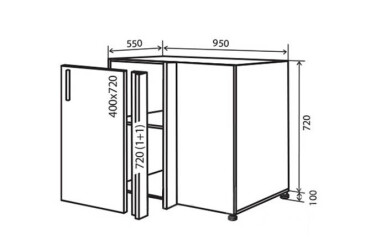 Н16 Заглушка 1Д 95 Модена Люкс VIP-master