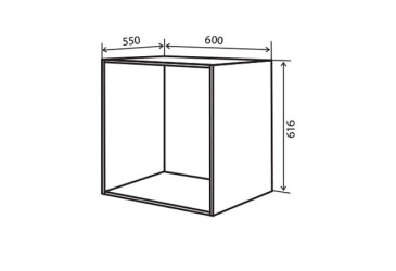 Н38 Тумба надстройка Модена Люкс Вип-Мастер