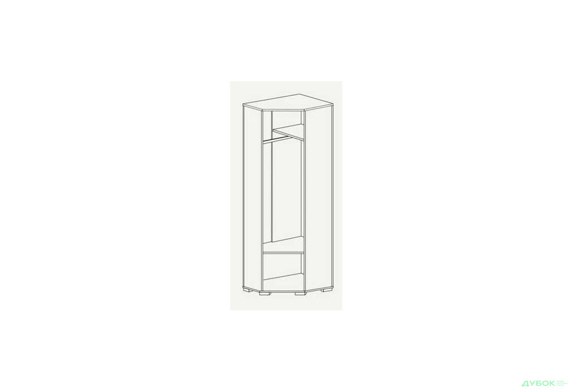 Зображення 2 - УЦІНКА Шафа кутова остання модель, різні матеріали, різні ручки Віко Kredens furniture