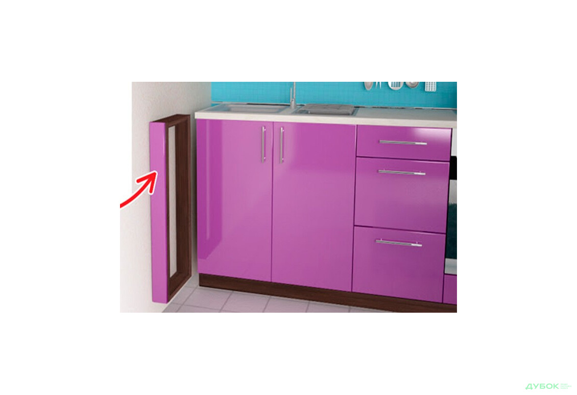 Зображення 3 - В30 заглушка (верх/низ) 72 RioLine / РіоЛайн Глянцева VIP-master