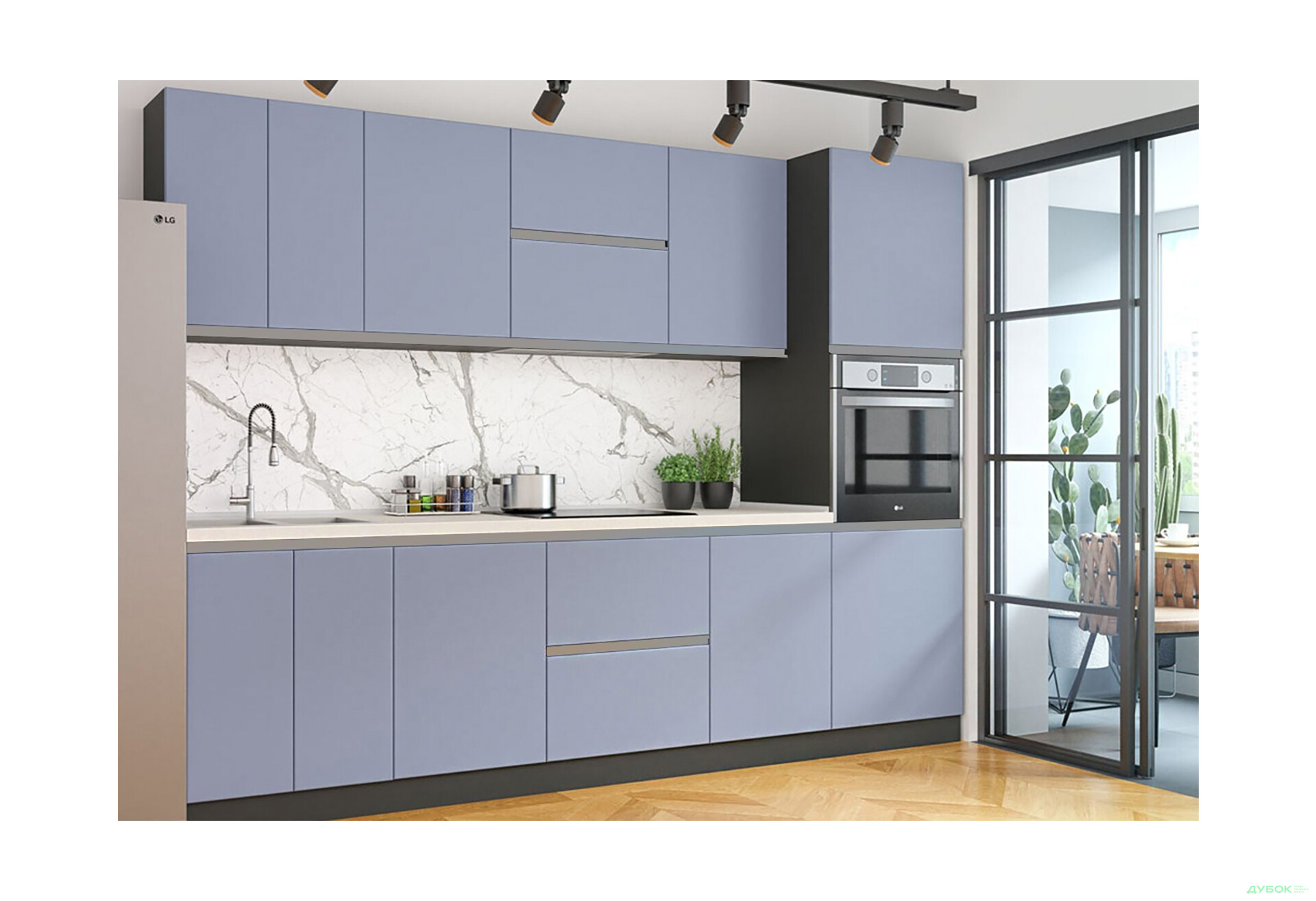 Модульна кухня RioLine Luxe / РіоЛайн Люкс Матова VIP-master - Зображення 1 Зображення 1 - Модульна кухня RioLine Luxe / РіоЛайн Люкс Матова VIP-master