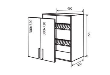 В7 Сушка 2Д 60 RioLine Luxe / РіоЛайн Люкс Матова VIP-master