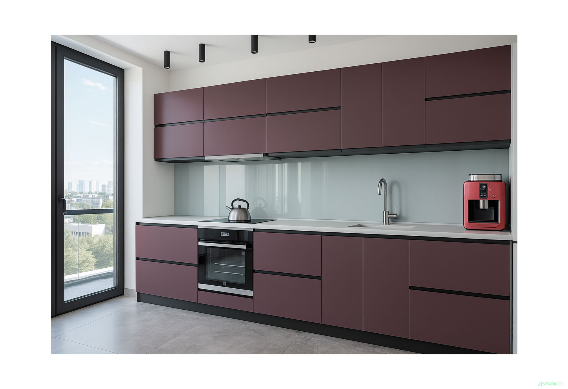 Кухня VIP-master RioLine / РіоЛайн Матова 320 см - Зображення 1 Зображення 1 - Кухня VIP-master RioLine / РіоЛайн Матова 320 см