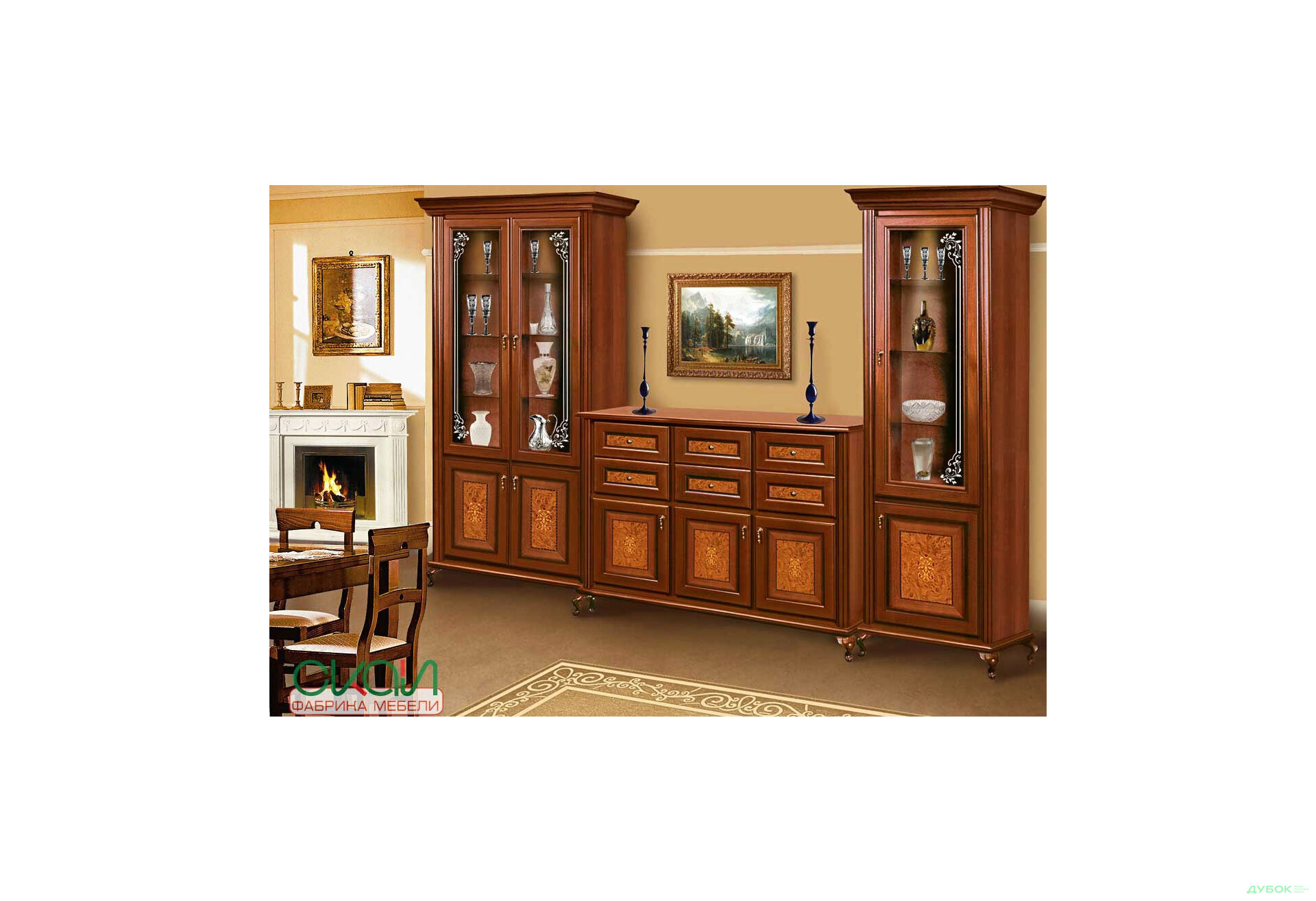 Изображение 2 - Модульная гостиная Верона орех Лак Скай