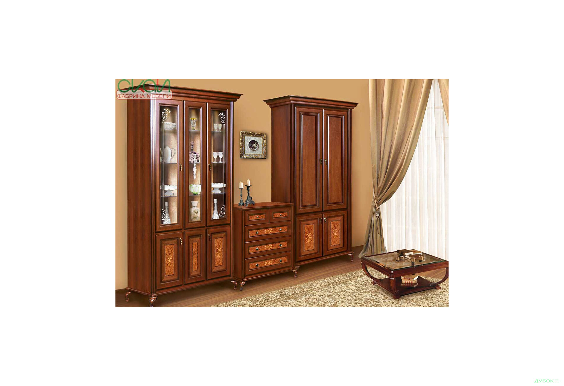 Изображение 3 - Модульная гостиная Верона орех Лак Скай