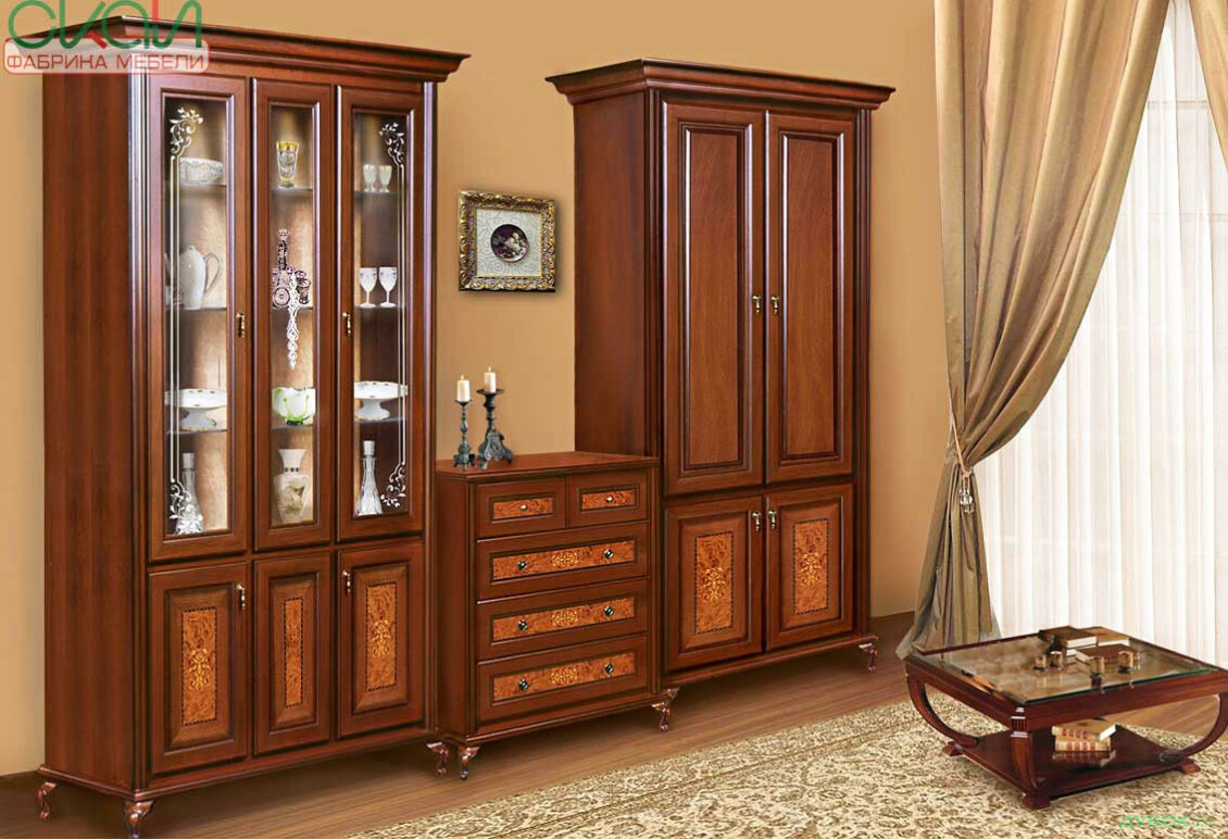 Изображение 3 - Модульная гостиная Верона орех Лак Скай