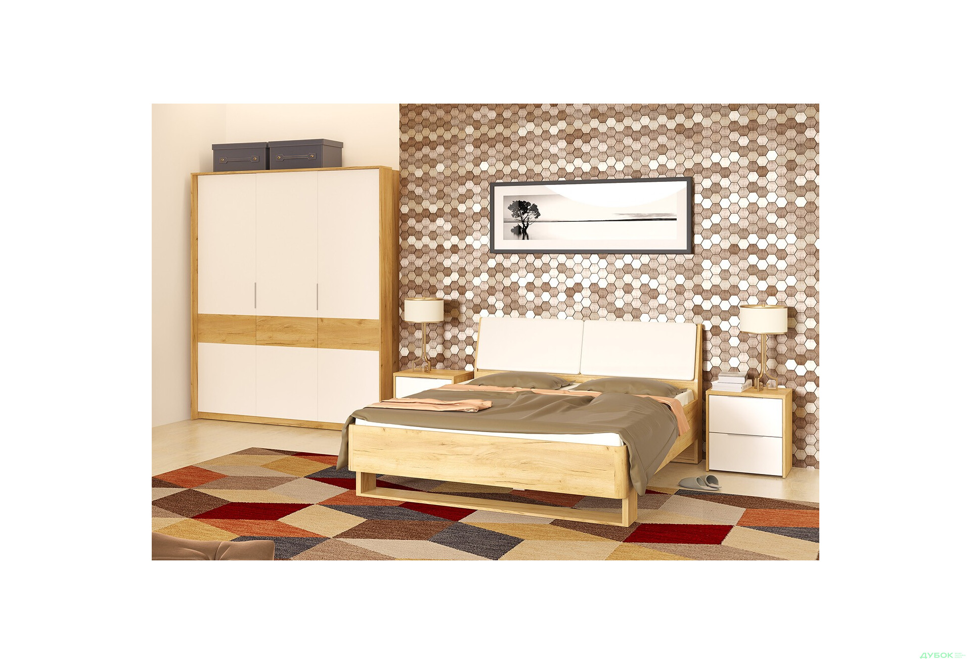 Спальня Avanti / Аванти 3D + Комод ВМВ Холдинг - Изображение 2 Изображение 2 - Спальня Avanti / Аванти 3D + Комод ВМВ Холдинг