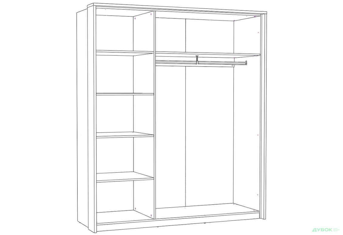 Спальня Avanti / Аванти 3D + Комод ВМВ Холдинг - Изображение 7 Изображение 7 - Спальня Avanti / Аванти 3D + Комод ВМВ Холдинг