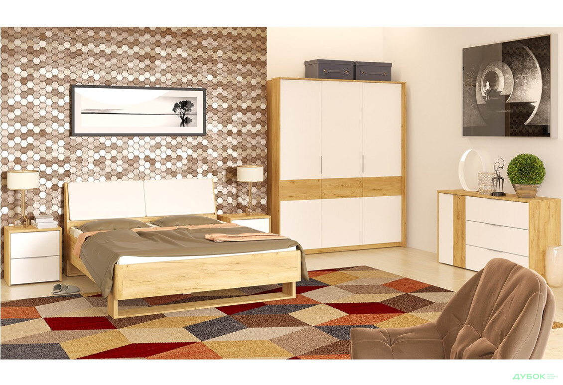 Спальня Avanti / Аванти 3D + Комод ВМВ Холдинг - Изображение 1 Изображение 1 - Спальня Avanti / Аванти 3D + Комод ВМВ Холдинг