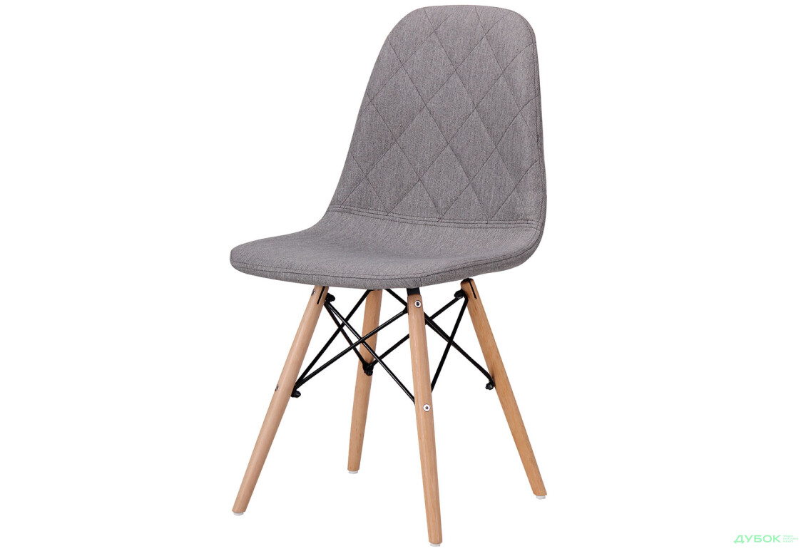 Стул Обеденный Лоренцо бук / серый АМФ - Изображение 1 Изображение 1 - Стул Обеденный Лоренцо бук / серый АМФ