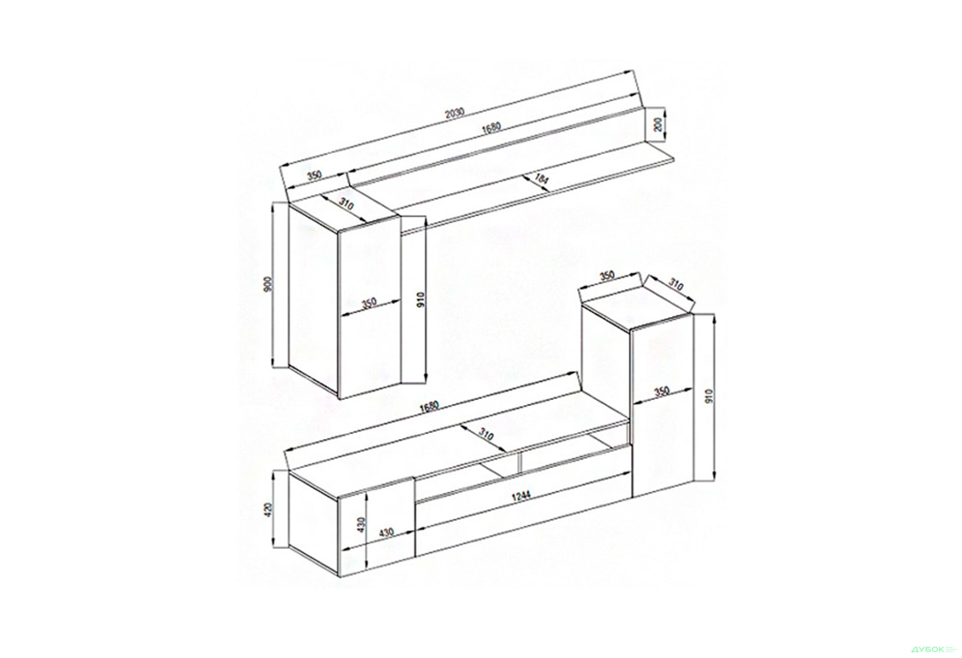 Гостиная Line / Лайн Лайн Фениче - Изображение 2 Изображение 2 - Гостиная Line / Лайн Лайн Фениче