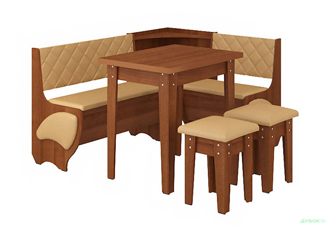 Кухонный уголок Милорд (с прост.столом) Пехотин - Изображение 2 Изображение 2 - Кухонный уголок Милорд (с прост.столом) Пехотин