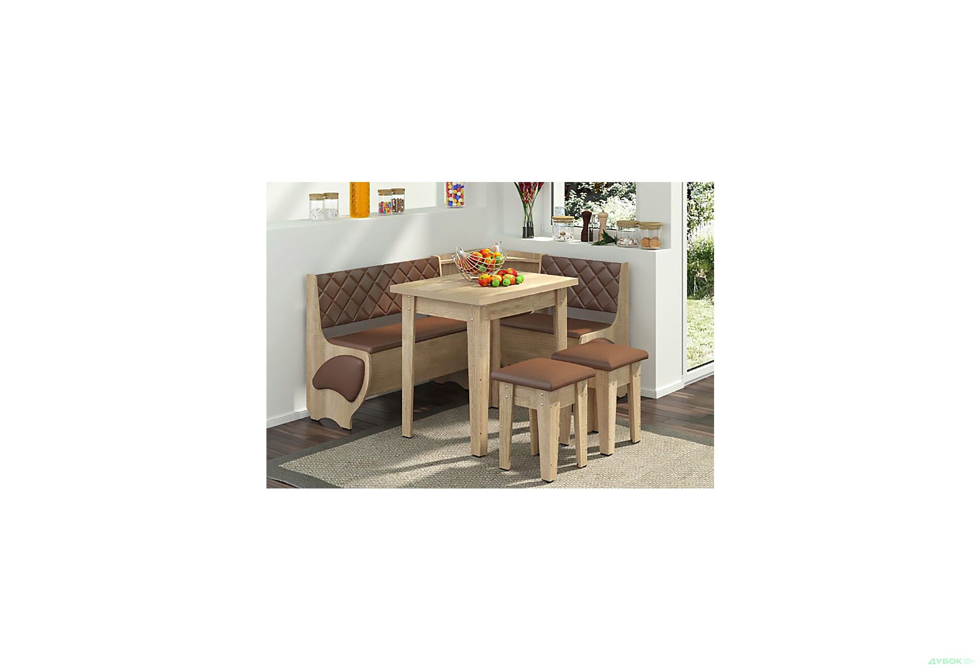 Кухонный уголок Милорд (с прост.столом) Пехотин - Изображение 5 Изображение 5 - Кухонный уголок Милорд (с прост.столом) Пехотин