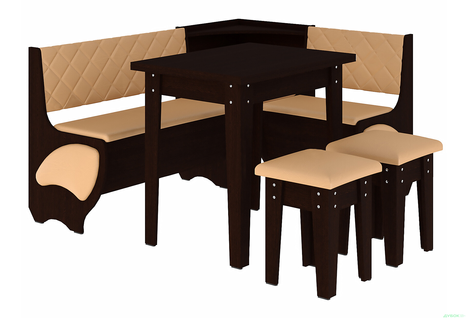 Кухонный уголок Милорд (с прост.столом) Пехотин - Изображение 1 Изображение 1 - Кухонный уголок Милорд (с прост.столом) Пехотин