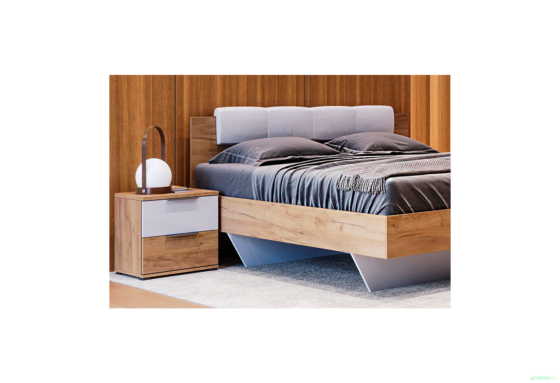 Зображення 2 - Спальня Асті 160 без шафи MiroMark