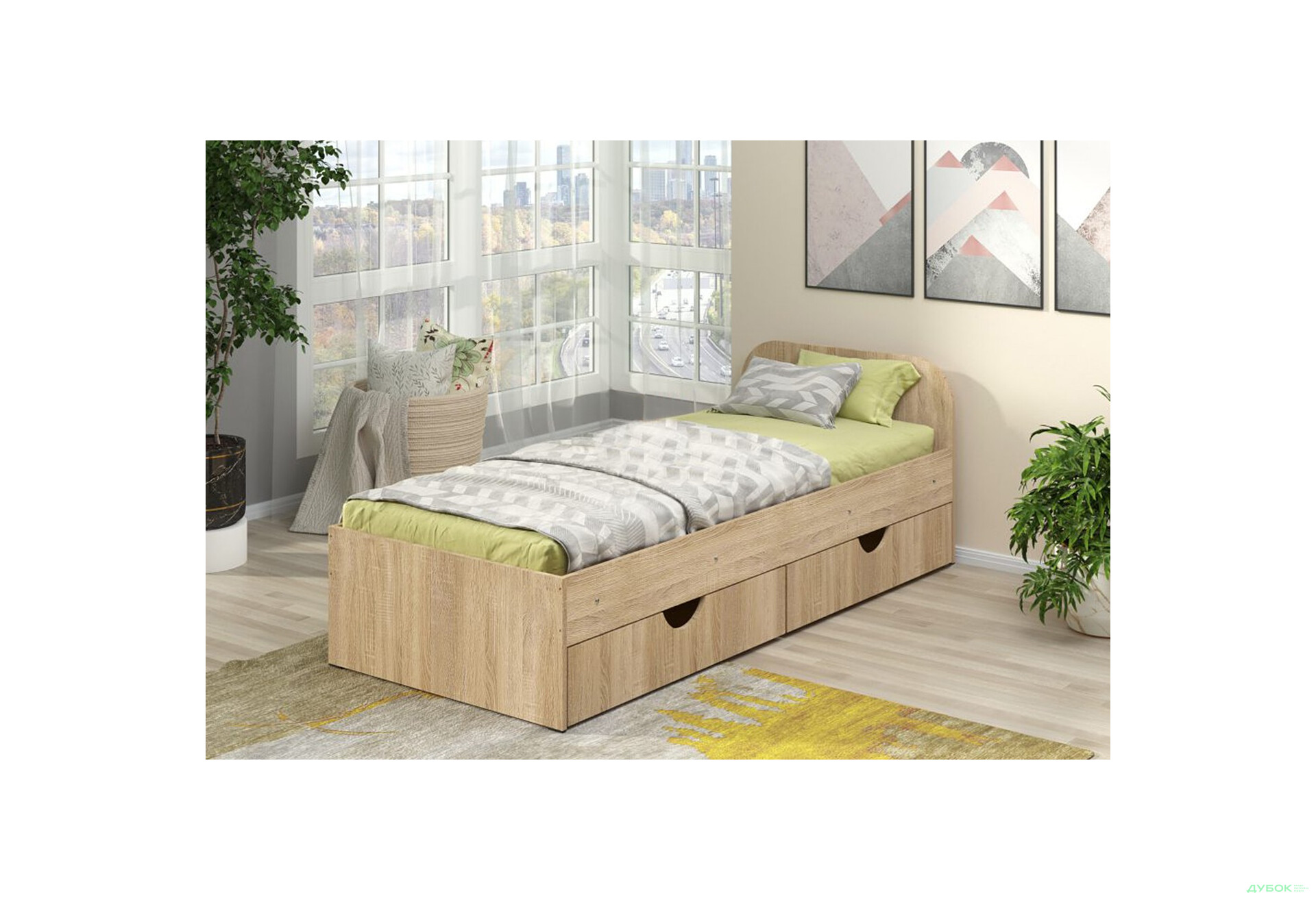 Кровать Соня 1 + Комплект ящиков 2шт Пехотин - Изображение 2 Изображение 2 - Кровать Соня 1 + Комплект ящиков 2шт Пехотин