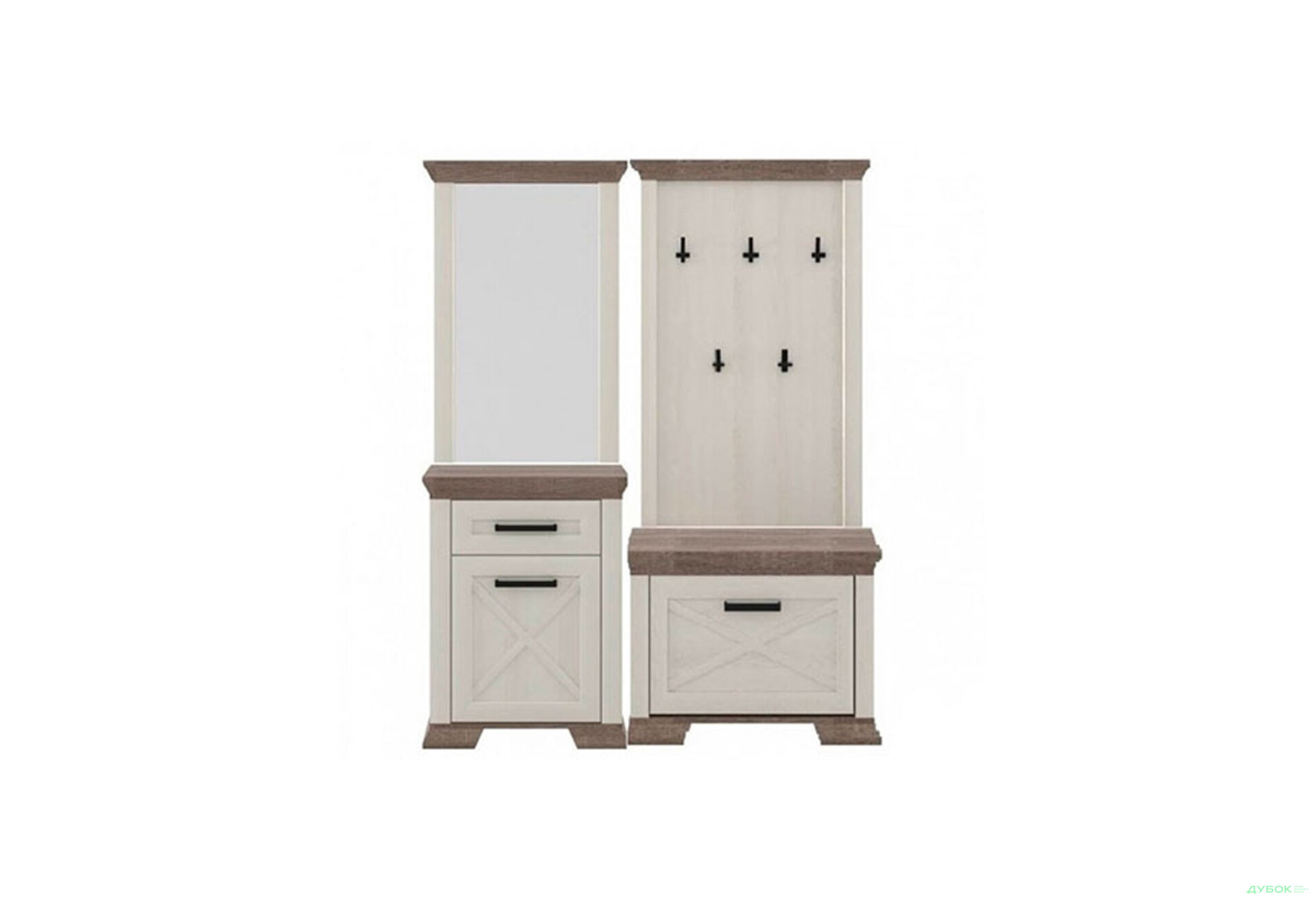 Модульная прихожая Марсель Новые направляющие Gerbor холдинг - Изображение 1 Изображение 1 - Модульная прихожая Марсель Новые направляющие Gerbor холдинг