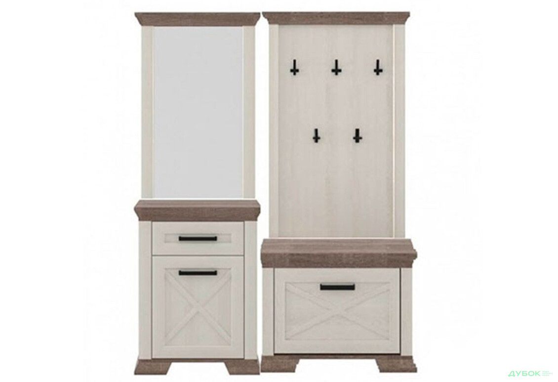 Модульная прихожая Марсель Новые направляющие Gerbor холдинг - Изображение 1 Изображение 1 - Модульная прихожая Марсель Новые направляющие Gerbor холдинг