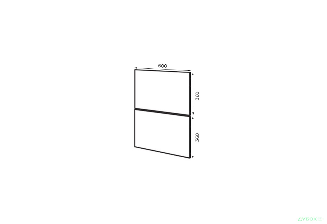 Фасад ф ш 600 (1+1) Альбіна Вип-Мастер - Изображение 1 Изображение 1 - Фасад ф ш 600 (1+1) Альбіна Вип-Мастер