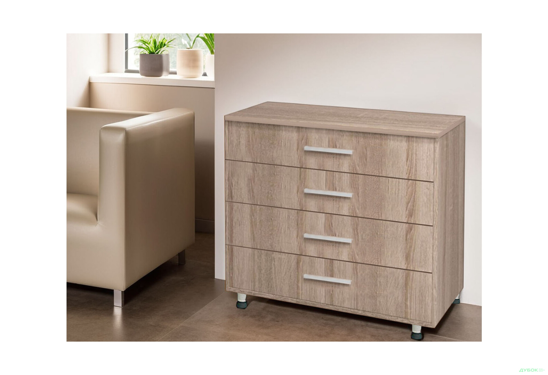 Изображение 2 - Комод VIP-master М15 Соломия с 4 ящиками 80 см