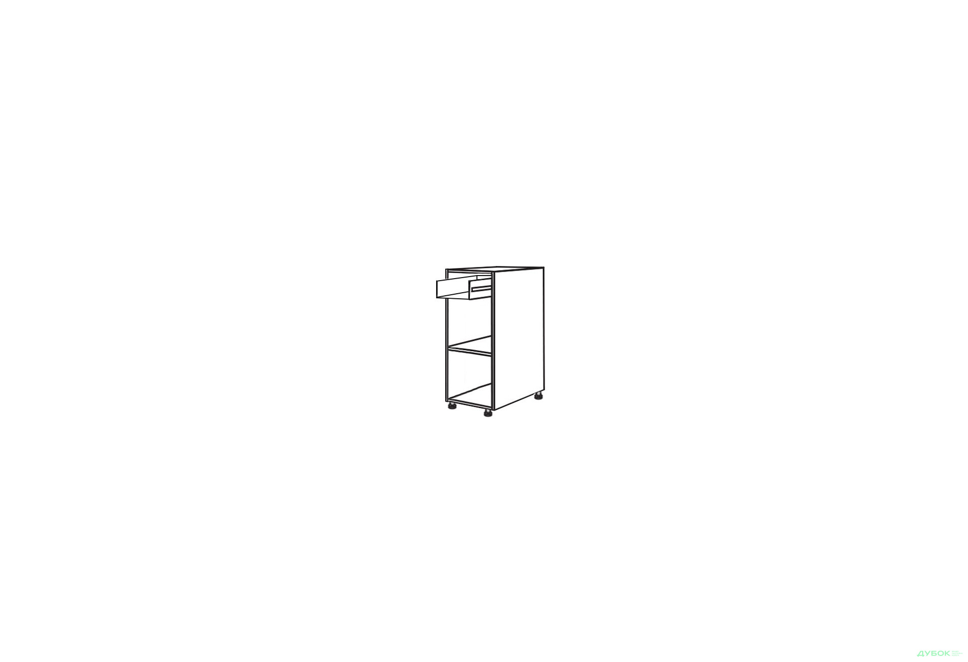 Корпус №23 ш 400*820 (1+1) Luxe VIP-master - Зображення 1 Зображення 1 - Корпус №23 ш 400*820 (1+1) Luxe VIP-master